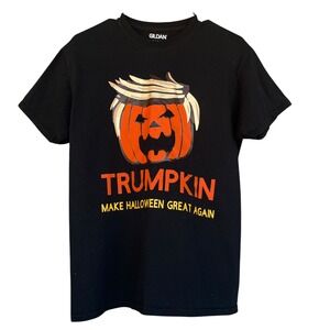 Trumpkin Shirt Mens Medium Black Halloween Make Halloween Great Again Funny Tee